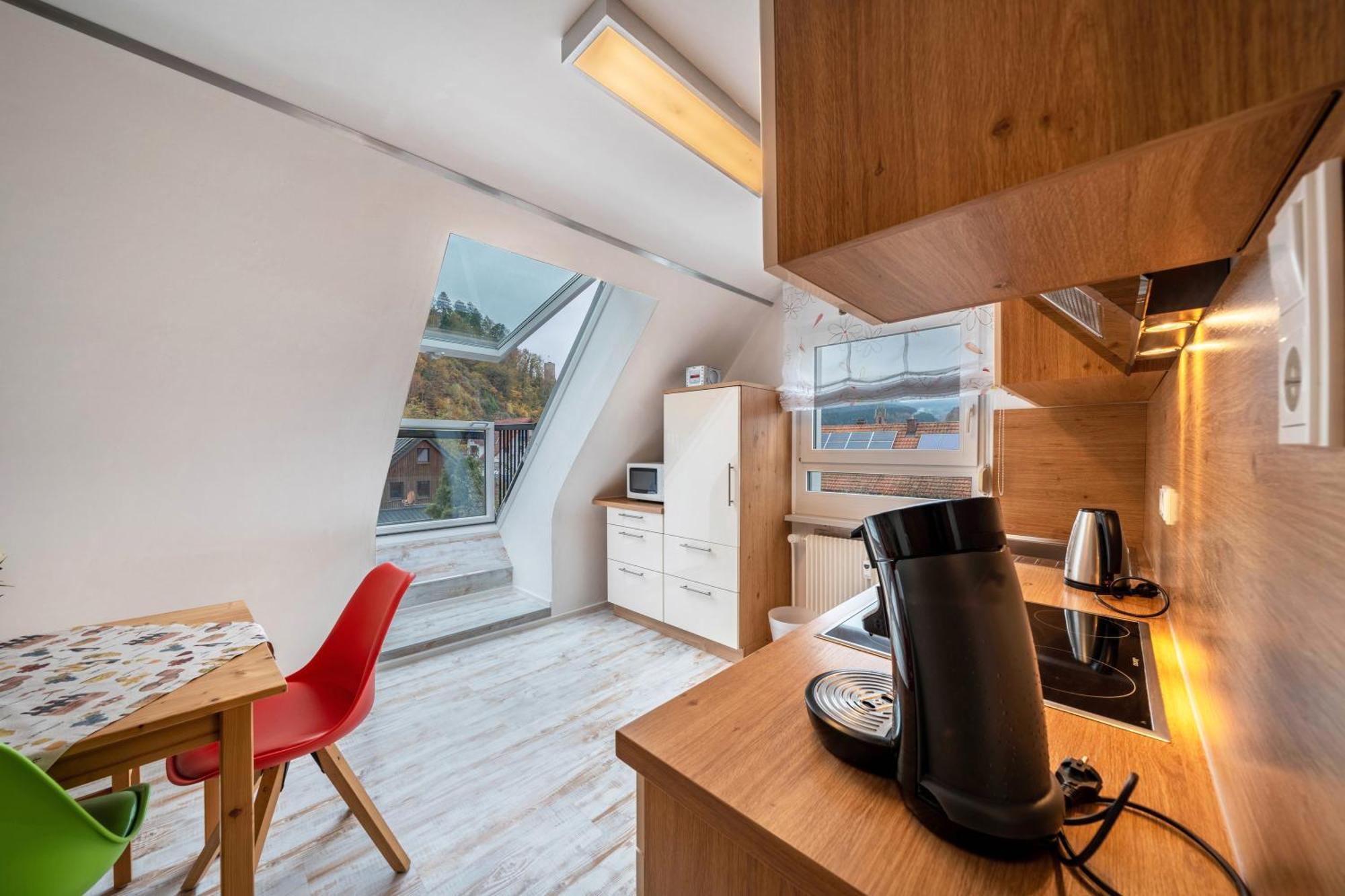 Ferienwohnung Burgblick Хаузах Экстерьер фото