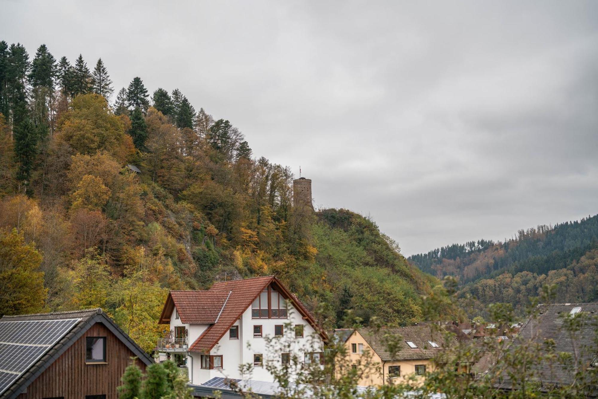 Ferienwohnung Burgblick Хаузах Экстерьер фото