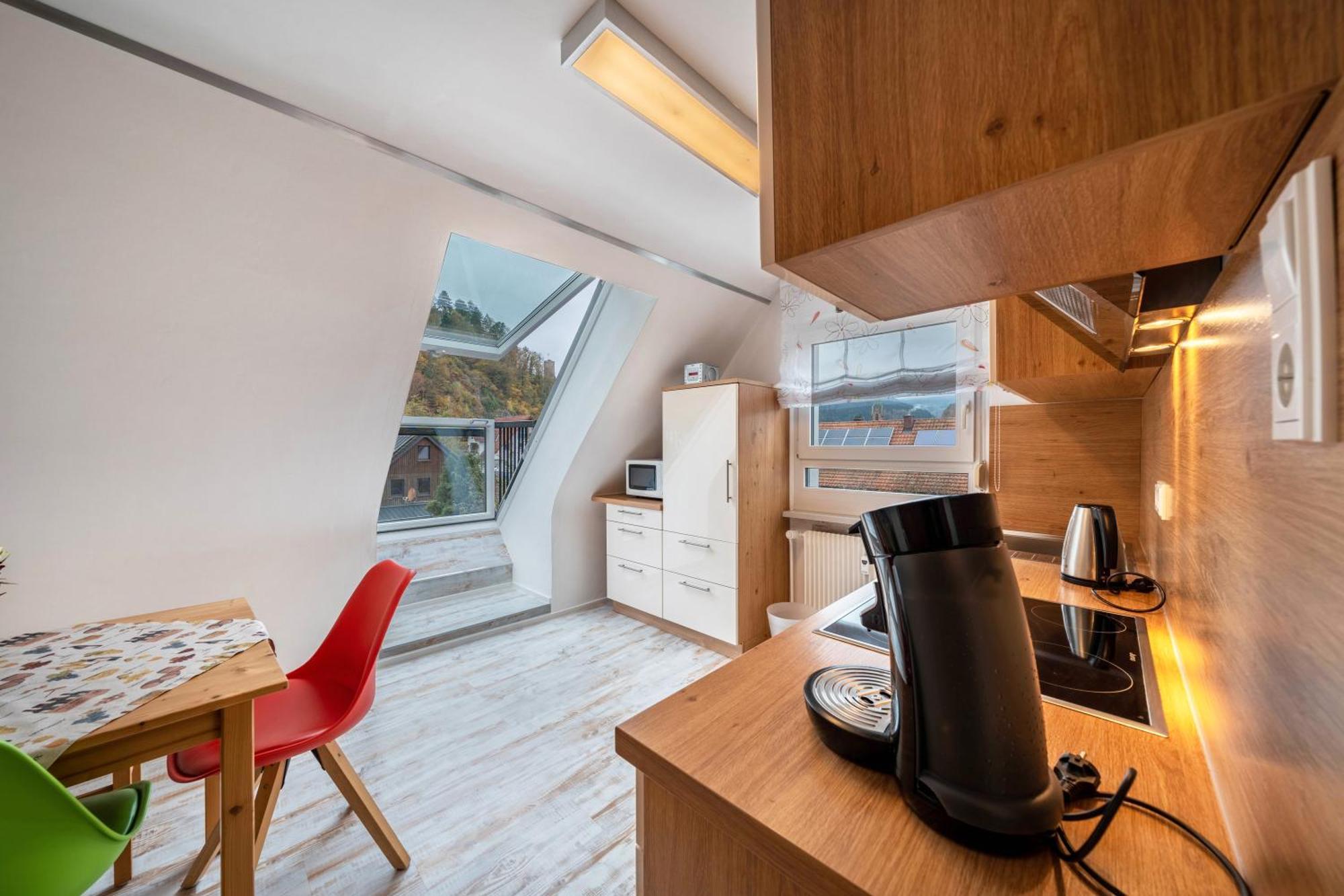 Ferienwohnung Burgblick Хаузах Экстерьер фото